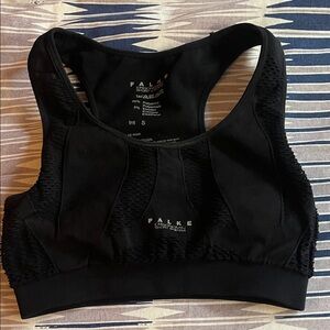 Falke black sport bra - size small